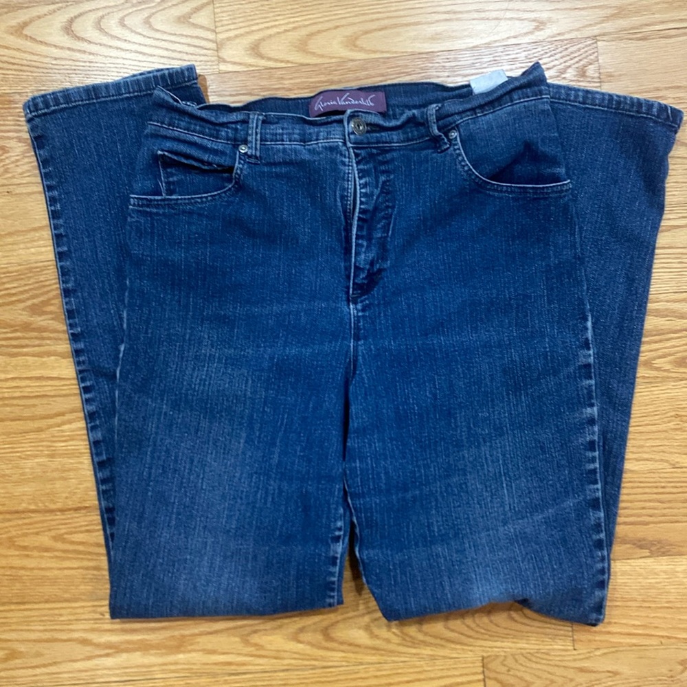 Gloria Vanderbilt Blue Straight Leg Jeans